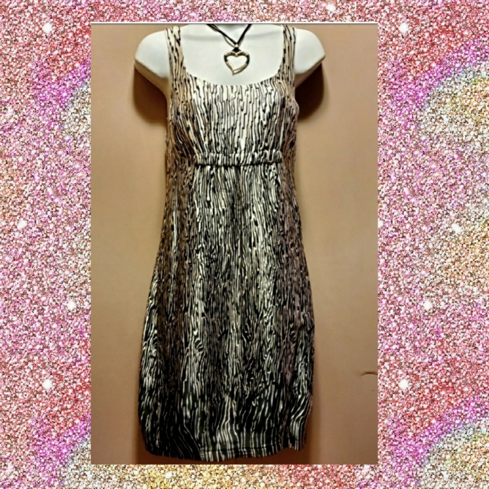 Zara Silk Classy Sleeveless Dress S